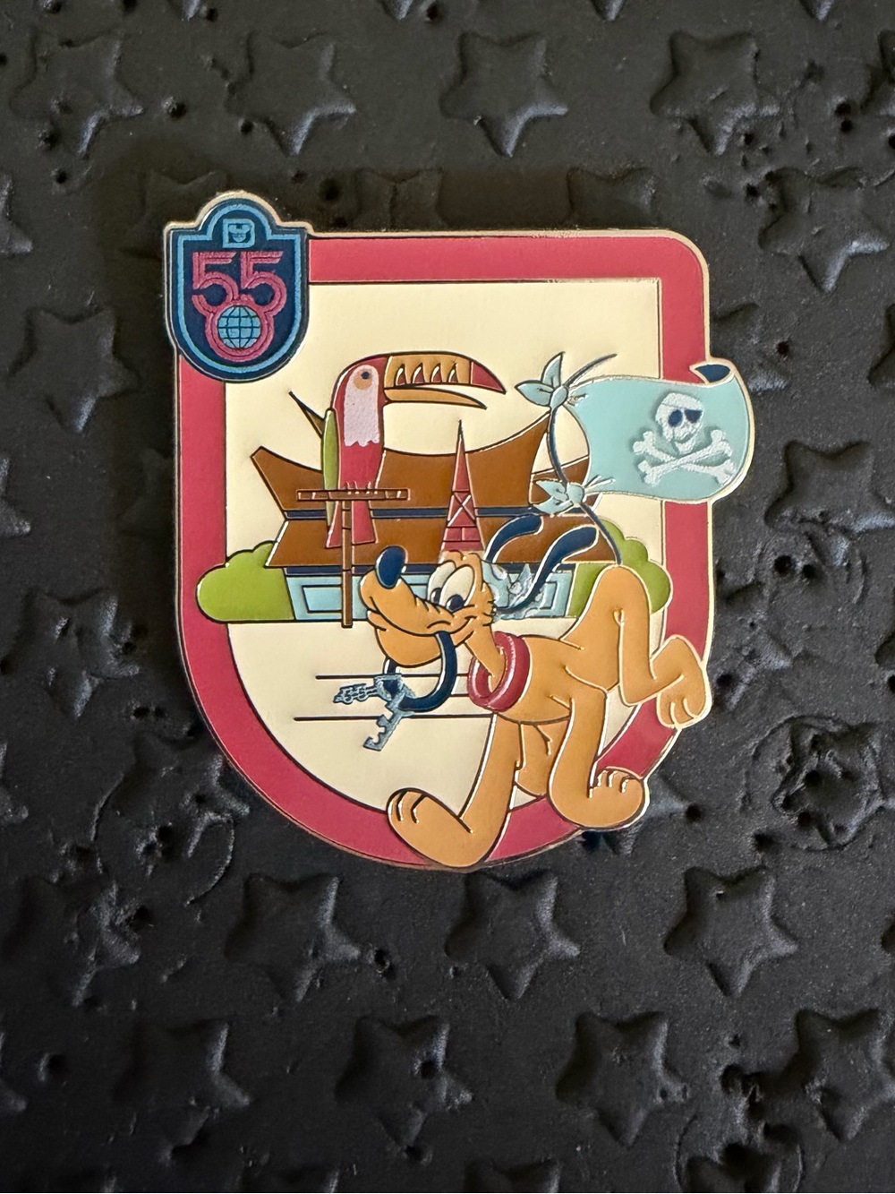 2026 WDW Walt Disney World 55th Anniversary Open Mystery Box Pin Pirates Pluto
